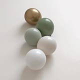 "Olive lt Balloon Garland Premium Kit (8-10ft)" - Balloons in multicolorassorted-colors by PopFestCo