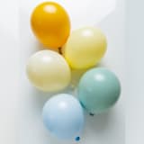 "Sunkissed SIGNATURE Balloon Garland Kit (8 feet)" - Balloons in yellow by Balloon and Bash
