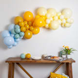 "Sunkissed SIGNATURE Balloon Garland Kit (8 feet)" - Balloons in yellow by Balloon and Bash