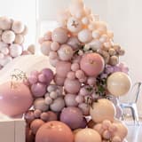 "Butterfly Garland Balloon Garland Luxury Kit (10-12ft)" - Balloons in pink by PopFestCo
