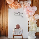 "Peachy Delight Balloon Garland Premium Kit (8-10ft)" - Balloons in multicolorassorted-colors by PopFestCo