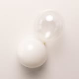 "All White Everything THICK Balloon Garland Kit (10-12 feet)" - Balloons in white by Balloon and Bash