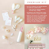 "Butterfly Garden Balloon Garland Premium Kit (8-10ft)" - Balloons in pink by PopFestCo
