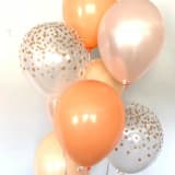 "Orange and Peach Balloons | Set of 8 Standard 11" Latex Balloons" - Balloons in orange by Marci McCue