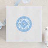 "Arch" - Baby Shower Stickers in Powder by Jen Owens - For Scale