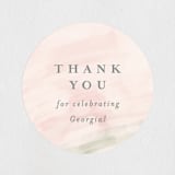 "Abstracted Arch" - Baby Shower Stickers in Spring by Carolyn MacLaren - Close-Up