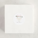 "Ribbonly Frame" - Baby Shower Stickers in Butter by Itsy Belle Studio - For Scale