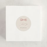 "Neddy" - Baby Shower Stickers in Petal by Carrie ONeal - For Scale