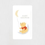 "Disney's Winnie The Pooh Night Sky" - Baby Shower Stickers in Cloud by Angela Thompson - Close-Up