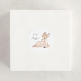 "Disney's Sweet Bambi" - Baby Shower Stickers in Sunshine by Teju Reval - For Scale
