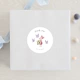 "Disney's Winnie the Pooh In Bloom" - Baby Shower Stickers in Spring by Townsend Majors - For Scale