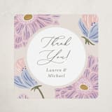 "Spring Blooms" - Baby Shower Stickers in Petal by Brandy Folse - Close-Up