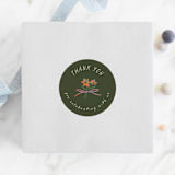"Wildflowers" - Baby Shower Stickers in Confetti by 2birdstone - For Scale