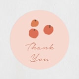 "autumn countryside" - Baby Shower Stickers in Candy by Rebecca Durflinger - Close-Up