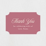 "Winnie" - Baby Shower Stickers in Rose by Robert and Stella - Close-Up