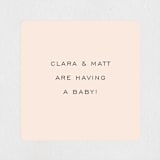 "big celebration, tiny addition" - Baby Shower Stickers in Blush by Sara Hicks Malone - Close-Up