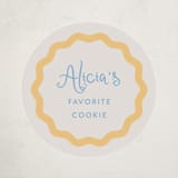 "Augusta" - Baby Shower Stickers in Melon by Megan Davis - Close-Up
