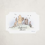 "Disney's Winnie the Pooh Mom to Bee" - Baby Shower Stickers in Powder by Becky Nimoy - Front