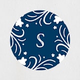 "Cloud Cover" - Baby Shower Stickers in Midnight by Lehan Veenker - Close-Up
