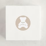 "Teddy Bear Stripes" - Baby Shower Stickers in Beary by Cindy Reynolds - For Scale