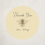"Soon to Bee" - Baby Shower Stickers in Buttercup by Heather Schertzer - Front
