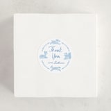 "Folk woodland" - Baby Shower Stickers in Sky by Creo Study - For Scale