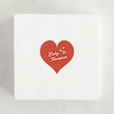 "Cute Country BBQ" - Baby Shower Stickers in Cherry Pie by Jessie Steury - For Scale