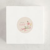 "little bud" - Baby Shower Stickers in Garden by letterfix - For Scale
