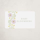 "Blooming Baby Frame" - Baby Shower Stickers in Daisy by Baumbirdy - Close-Up