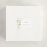 "Blooming Baby Frame" - Baby Shower Stickers in Daisy by Baumbirdy - For Scale