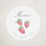 "French Style" - Baby Shower Stickers in Melon by frau brandt - Close-Up