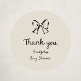 "Bundle of Joy Sketches" - Baby Shower Stickers in Onyx by Cass Loh - Close-Up