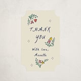 "Blossoming Love" - Baby Shower Stickers in Midnight by Sarah Rosenthal - Close-Up