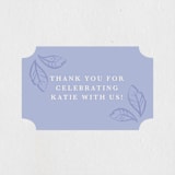 "Love Birds" - Baby Shower Stickers in Porcelain by Rebecca Smith - Close-Up