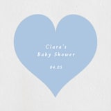 "Vintage Whimsy" - Baby Shower Stickers in Bluebell by Corinne Malesic - Close-Up