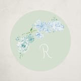 "paris with love" - Baby Shower Stickers in Breezy Skies by Phrosné Barwood - Close-Up