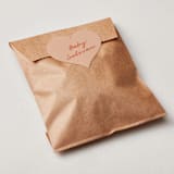 "Stork Party" - Baby Shower Stickers in Tangerine by Zani van Zyl - For Scale