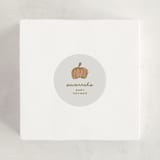 "Vintage Autumn" - Baby Shower Stickers in Natural by Kelly Watkins - For Scale