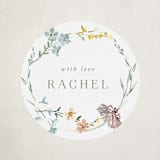 "Gentle Wildflower" - Baby Shower Stickers in Meadow by Petra Kern - Close-Up