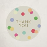 "Colorful Baby Sprinkle" - Baby Shower Stickers in Color Pop by Stephanie Heinrich Godbout - Close-Up