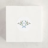 "Southern Mallard Duck" - Baby Shower Stickers in Powder by Rebecca Marchese - For Scale