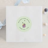 "Disney's Winnie the Pooh in the Wood" - Baby Shower Stickers in Sky by Becky Nimoy - For Scale