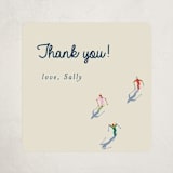 "Apres Bebe" - Baby Shower Stickers in Cream by Ellen Schlegelmilch - Close-Up