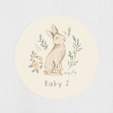 "Vintage woodland" - Baby Shower Stickers in Ginger by Creo Study - Close-Up