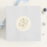 "Vintage woodland" - Baby Shower Stickers in Ginger by Creo Study - For Scale