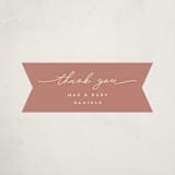 "In honor of" - Baby Shower Stickers in Antique by Pixel and Hank - Close-Up