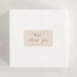 "Storybook" - Baby Shower Stickers in Blush by Hannah Williams - For Scale