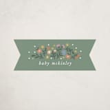 "Floral Archway" - Baby Shower Stickers in Garden by Kelly Watkins - Close-Up