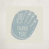 "Baseball Baby Shower" - Baby Shower Stickers in Sky by Rebekah Canavan - Close-Up