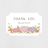 "pastel pumpkins" - Baby Shower Stickers in Pudding by Cass Loh - Close-Up